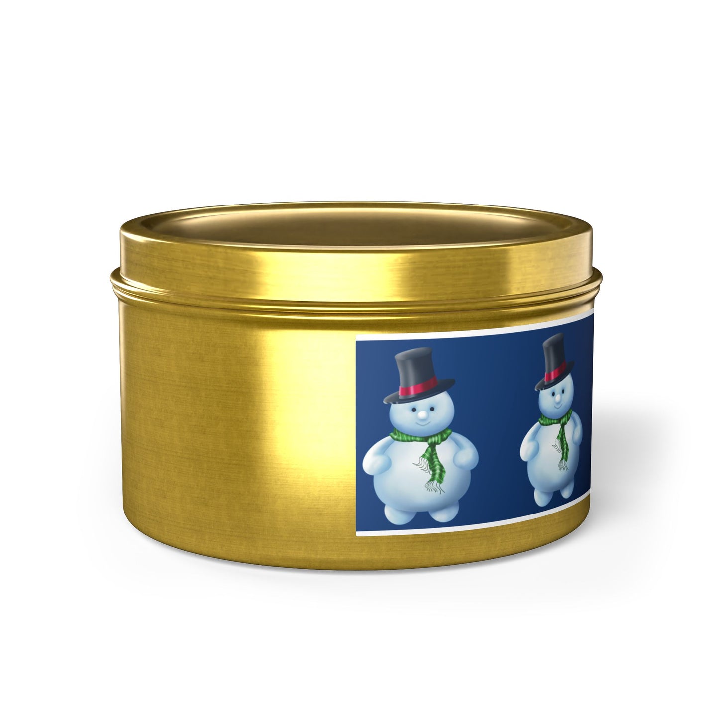 Christmas Tin Candles