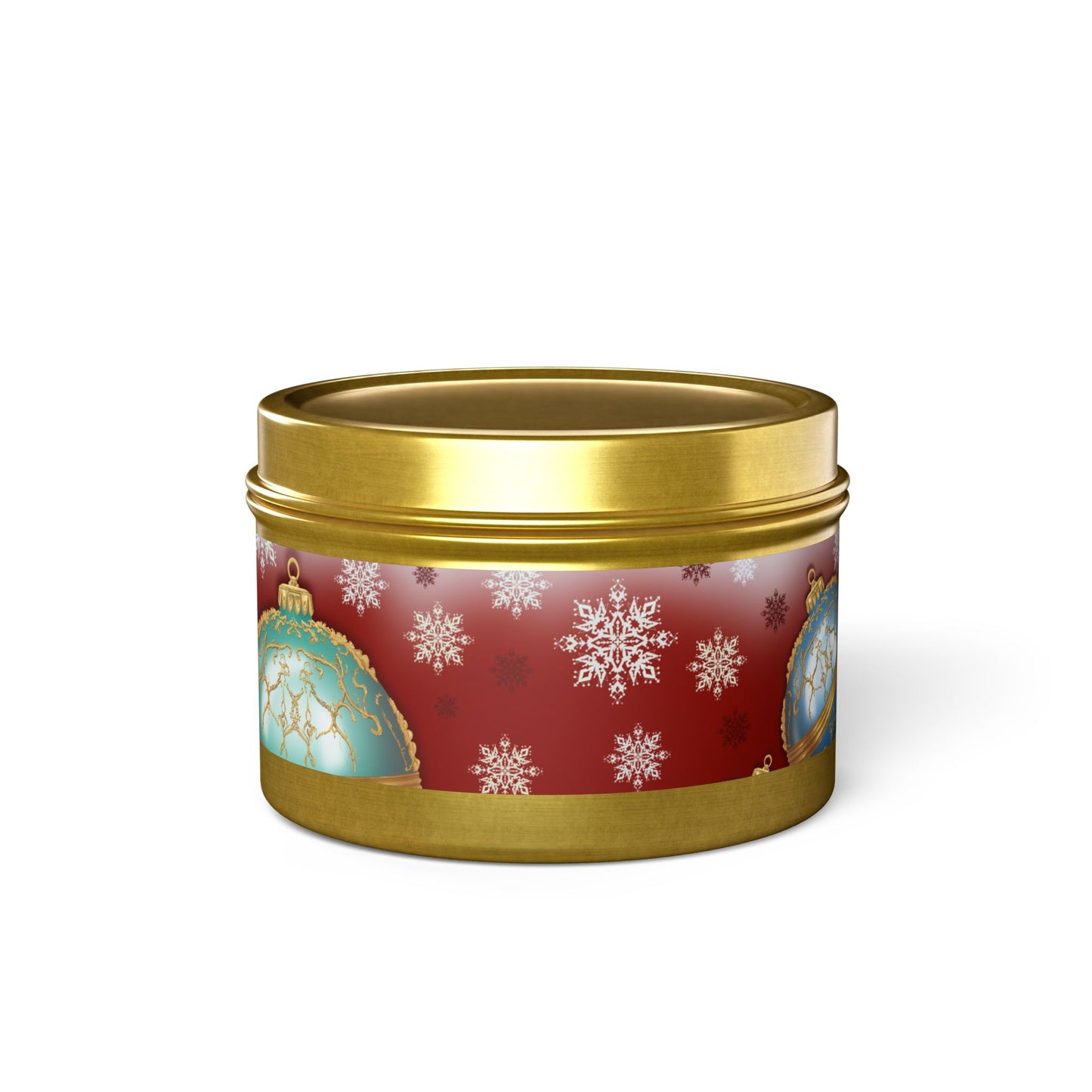 Christmas Tin Candles