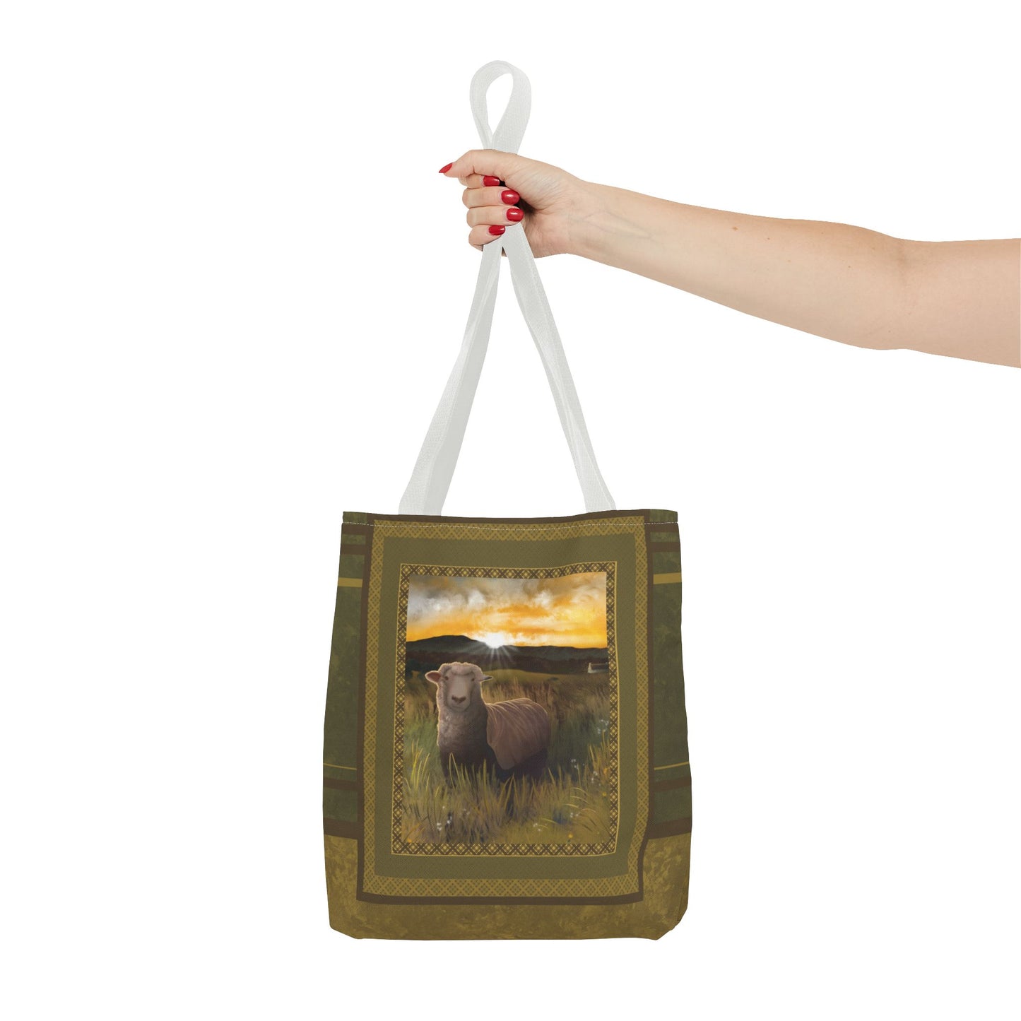 Sunrise Sheep Tote Bag