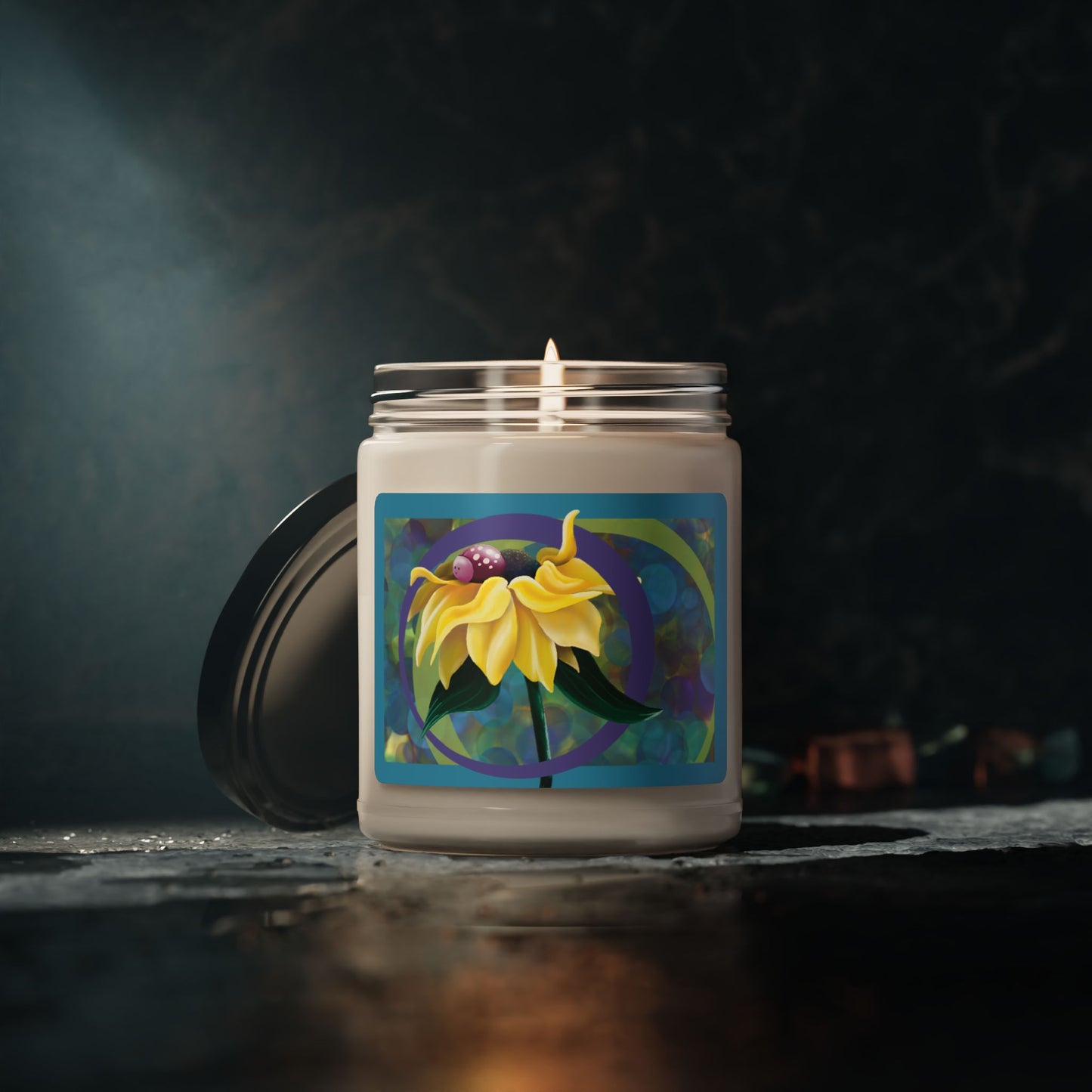 Soy Candle - colorful bug collection