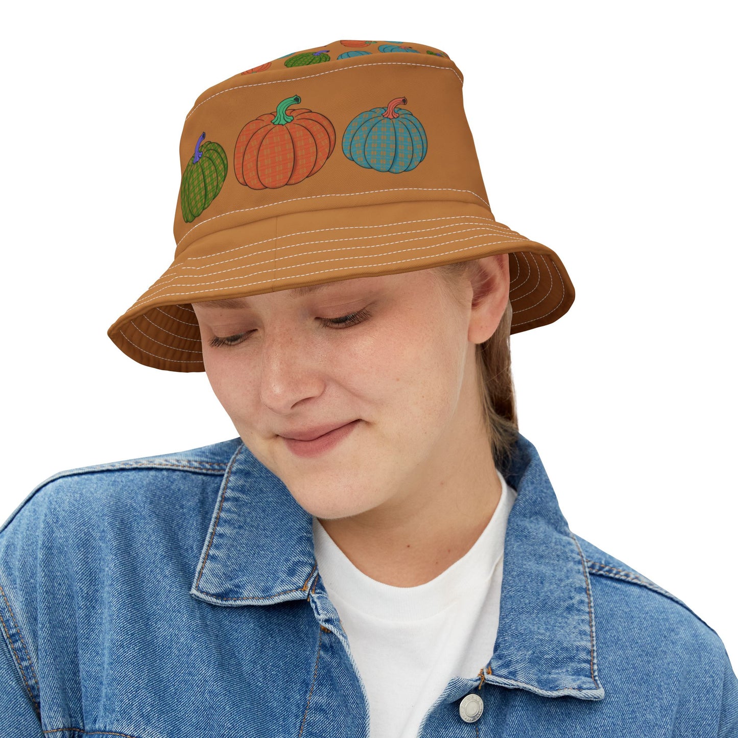 Bucket Hat - Pumpkin pattern