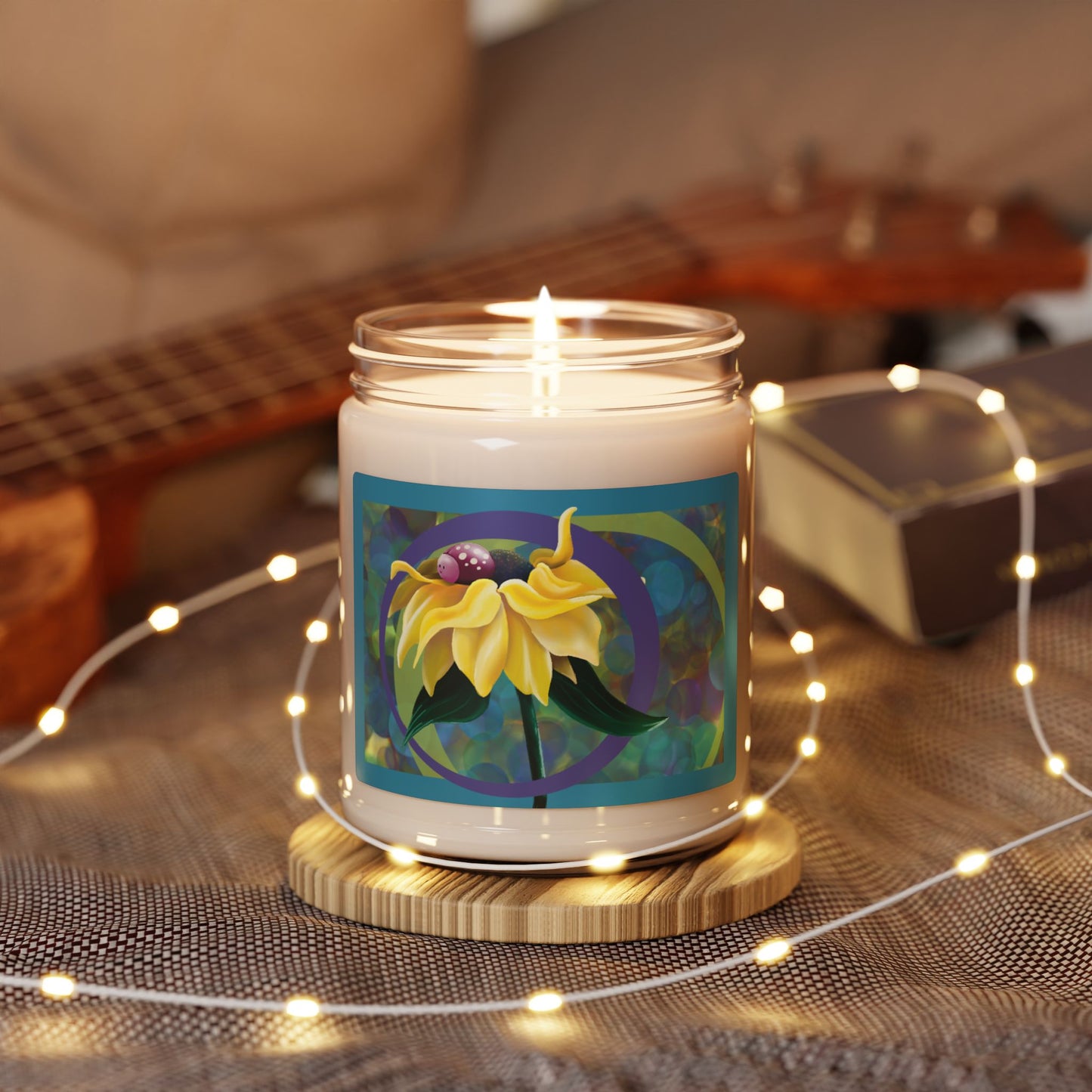 Soy Candle - colorful bug collection