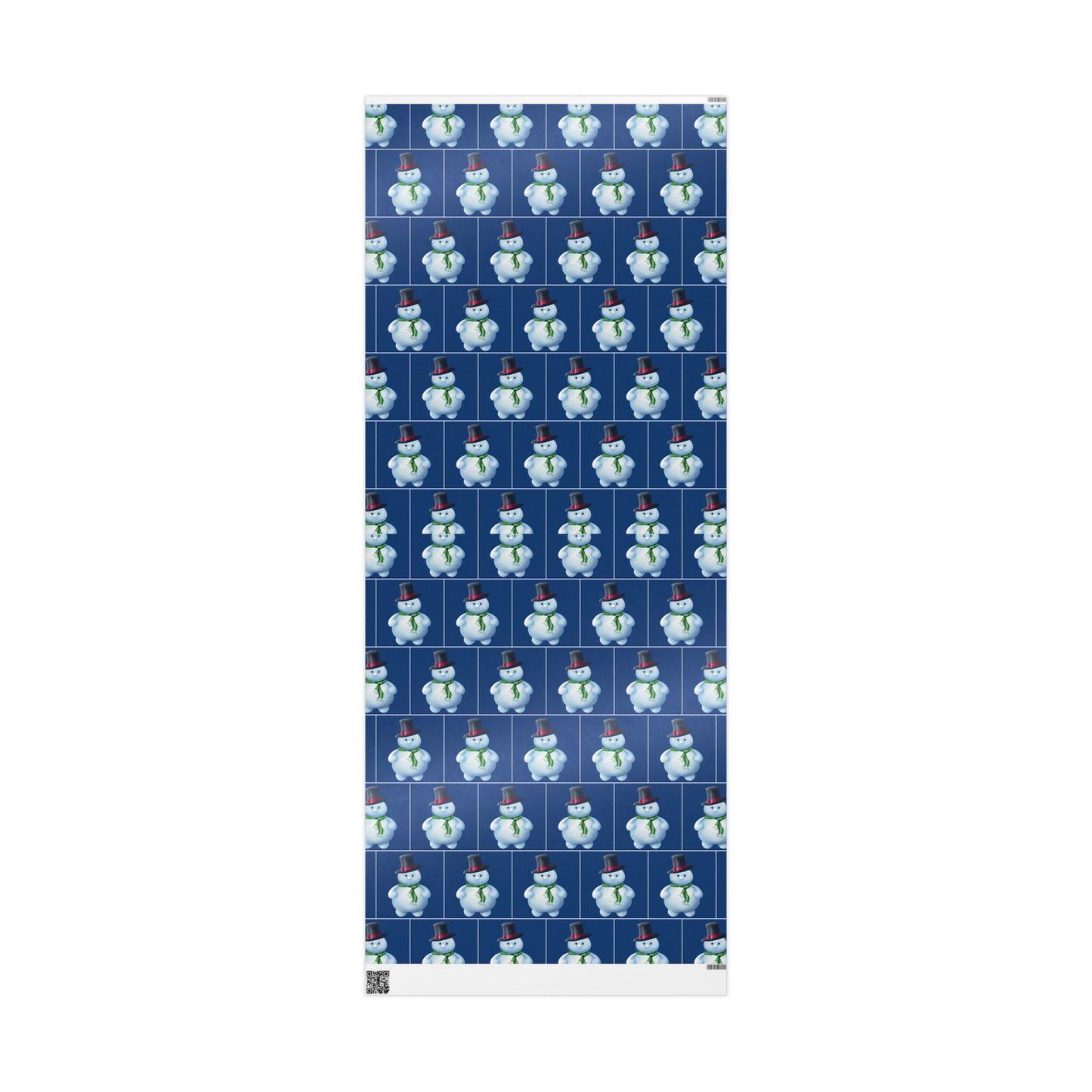 . Wrapping Papers Snowman - blue