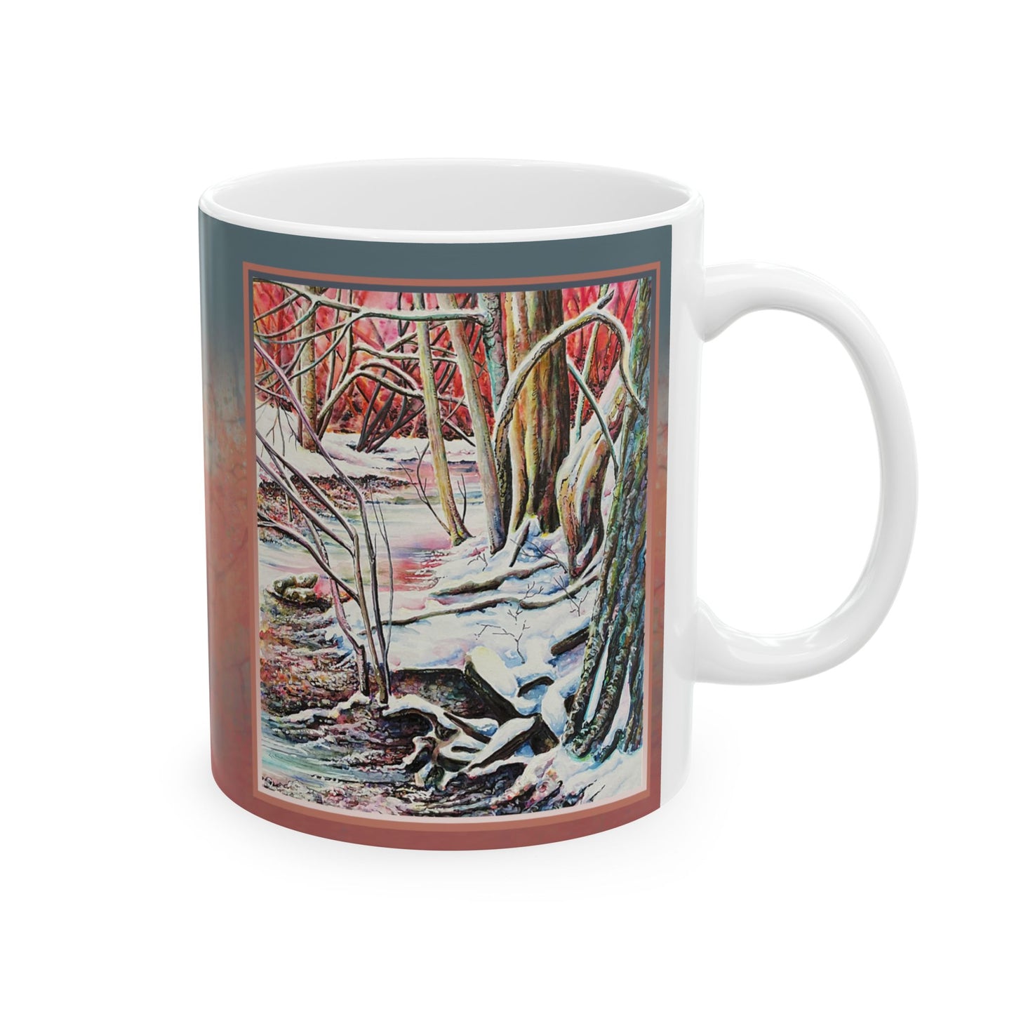 Mug - Snowy River Ceramic Mug (11oz, 15oz)