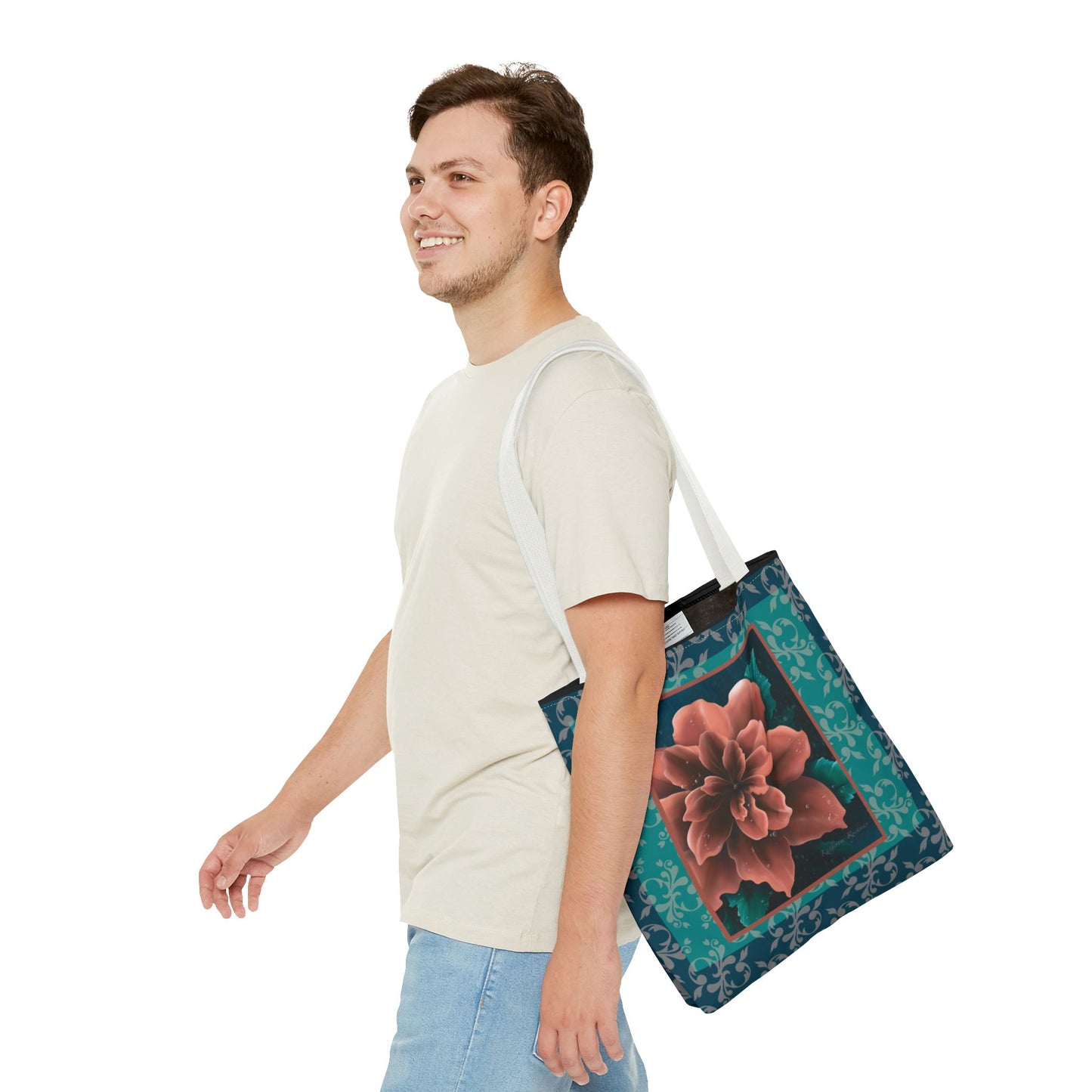 Elegant Flower Tote Bag