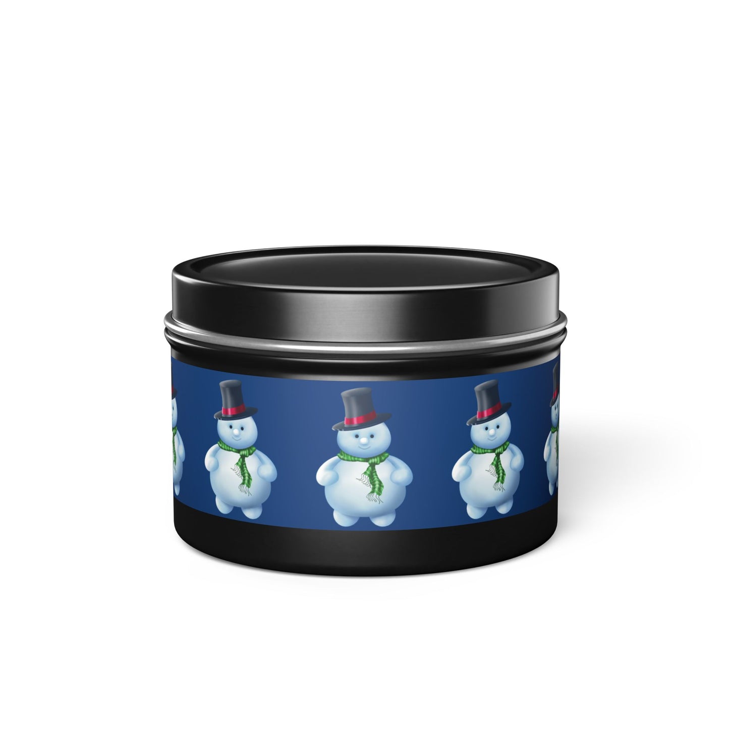 Christmas Tin Candles