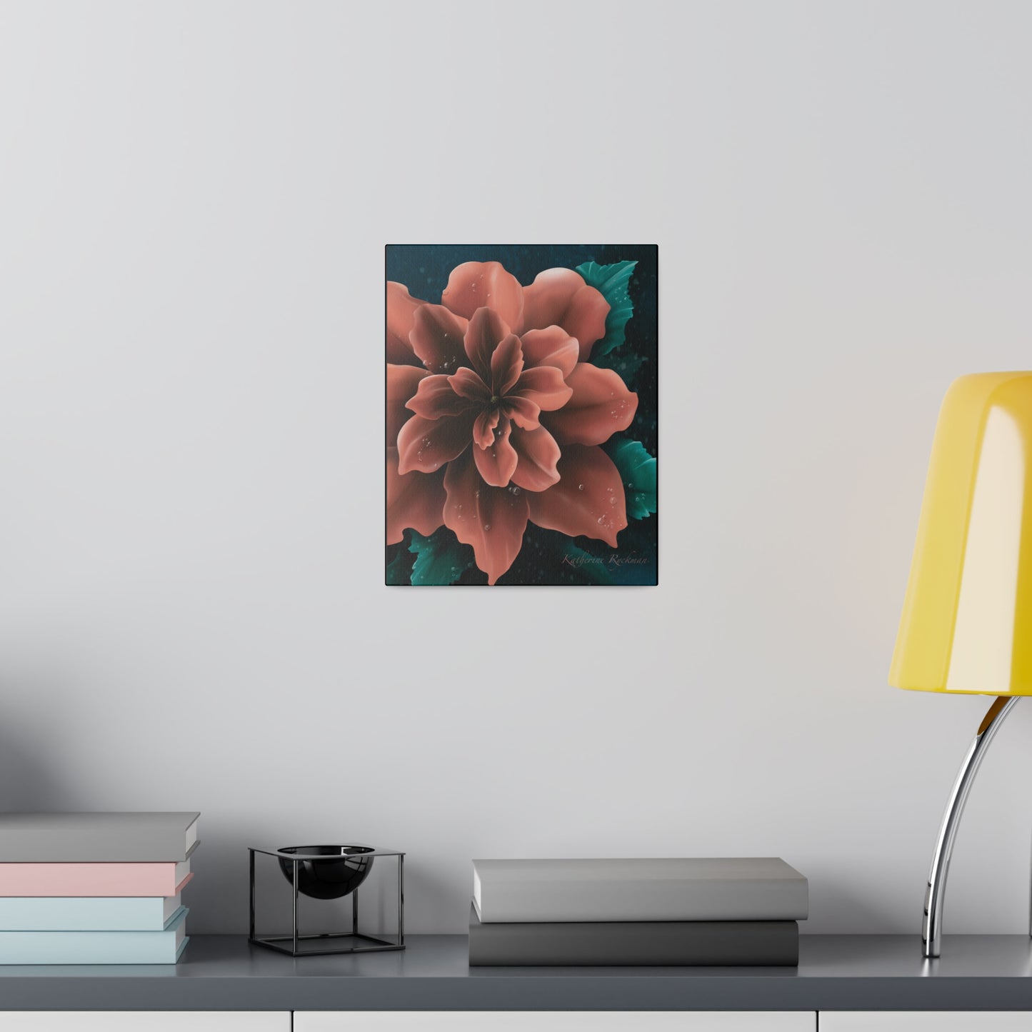 Elegant Flower - Matte Canvas, Stretched, 0.75"