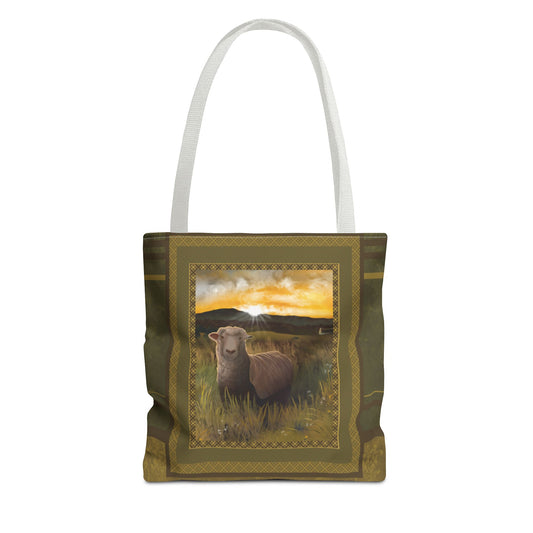 Sunrise Sheep Tote Bag