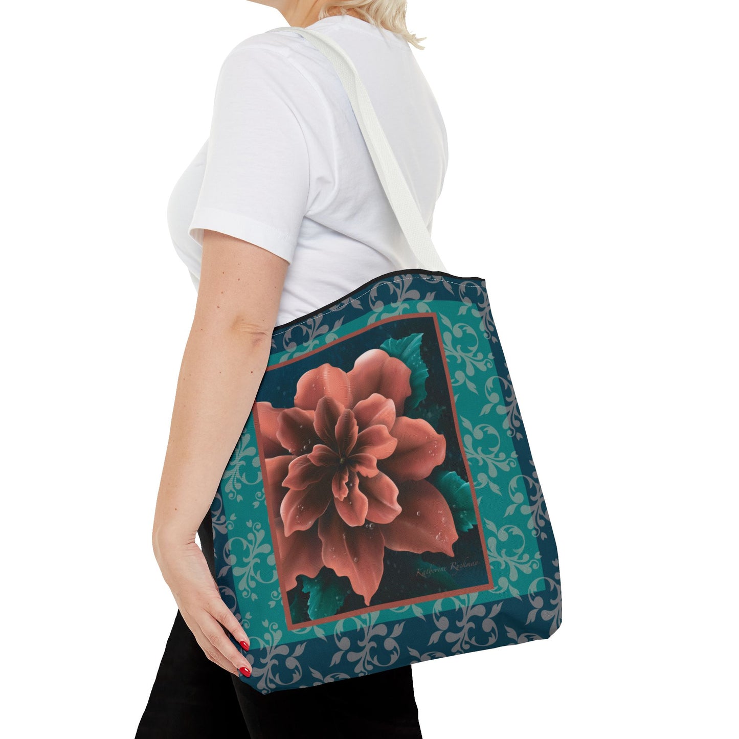 Elegant Flower Tote Bag