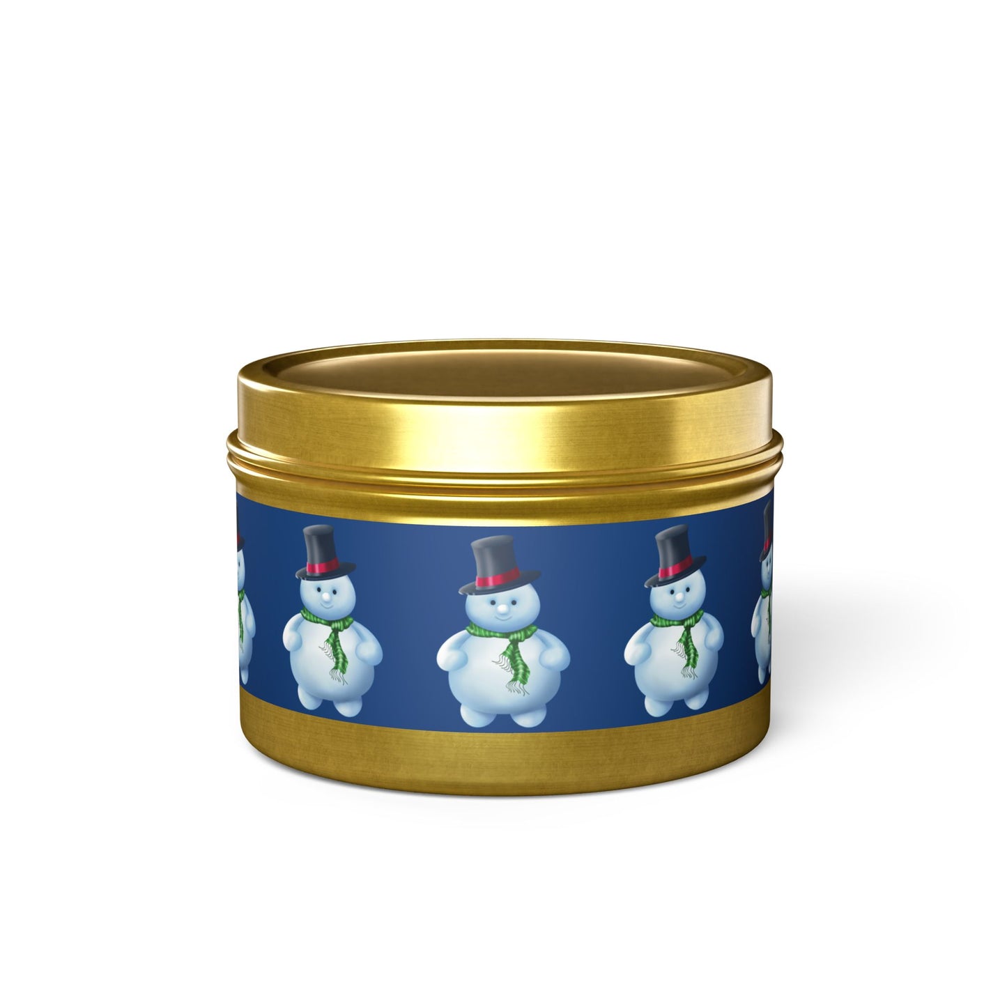 Christmas Tin Candles