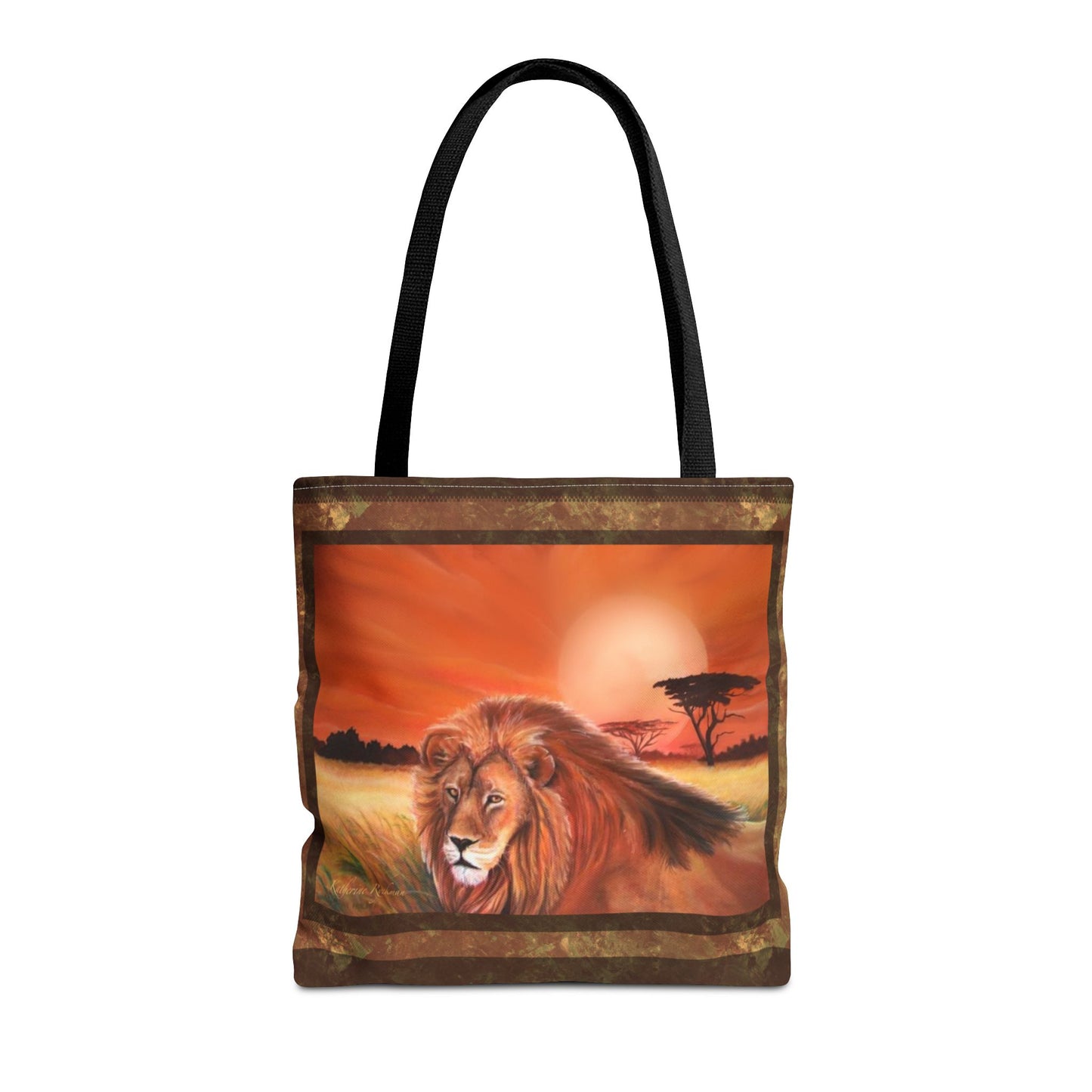 Lion Tote Bag - African Safari Inspired Design