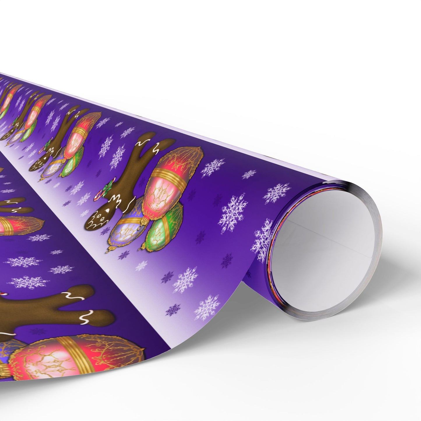 Wrapping Papers - Gingerbread Girl Holiday Design