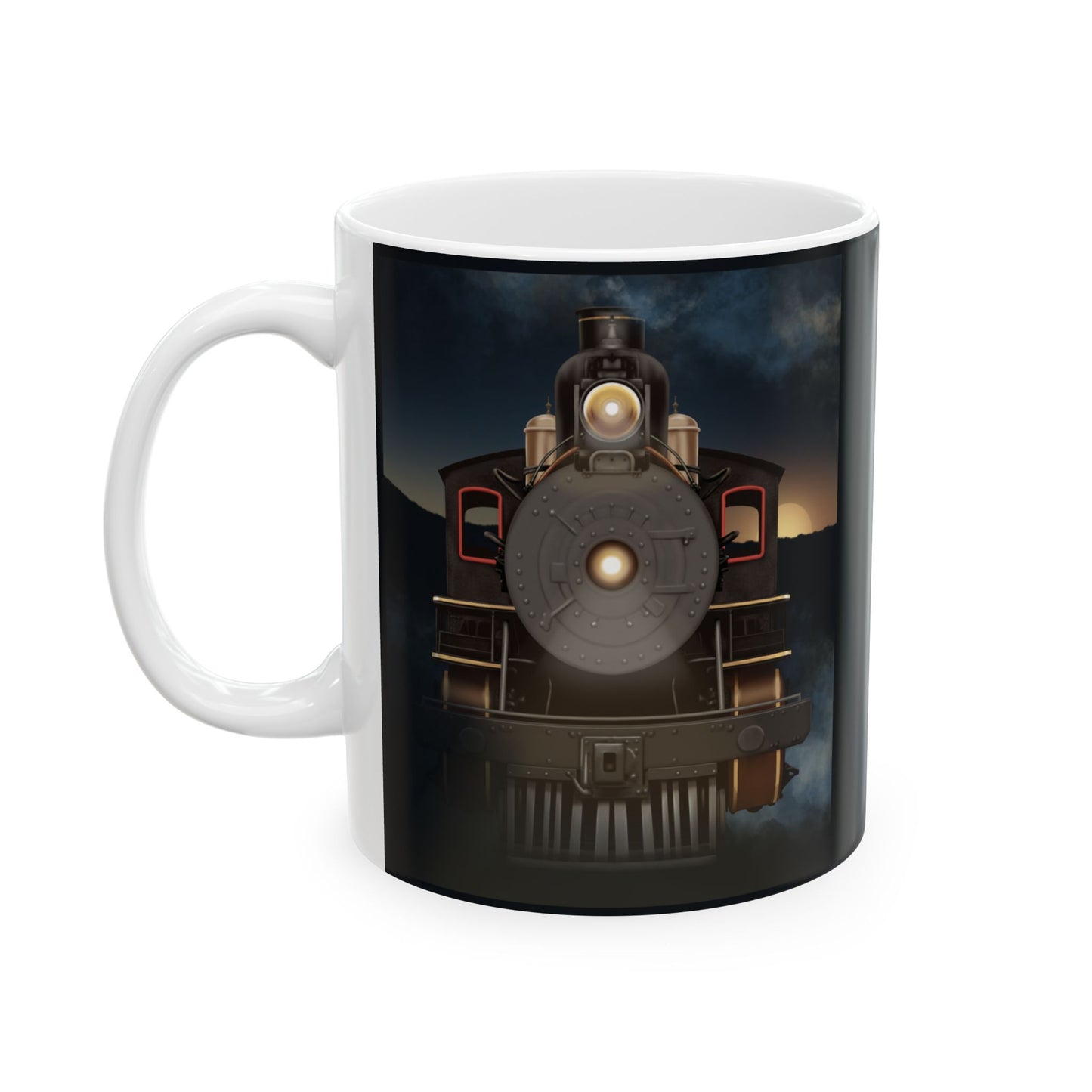 Mug - Vintage Steam Locomotive Design - 11oz and 15oz Options