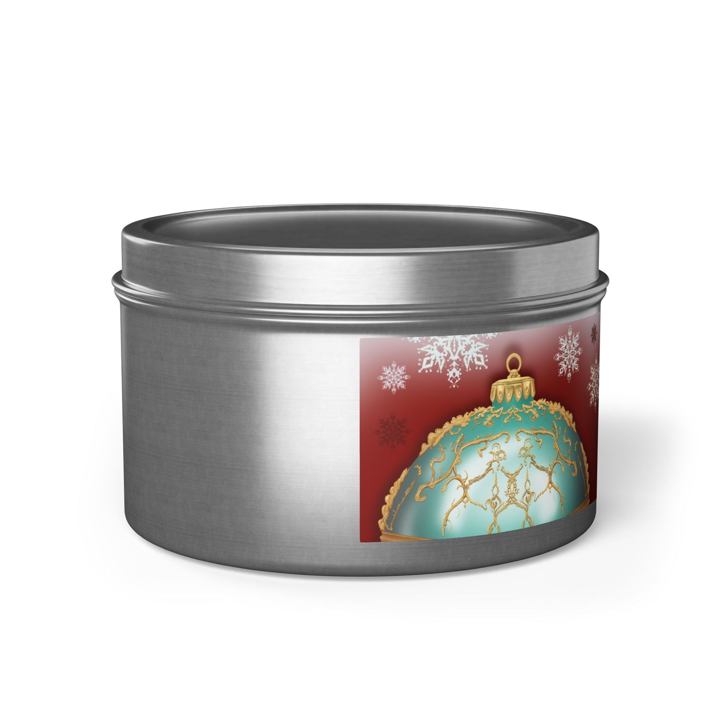 Christmas Tin Candles